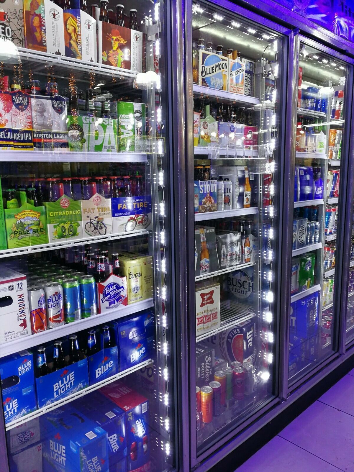 Brightest 20ft commercial walk in cooler LED light + 24V heavy duty