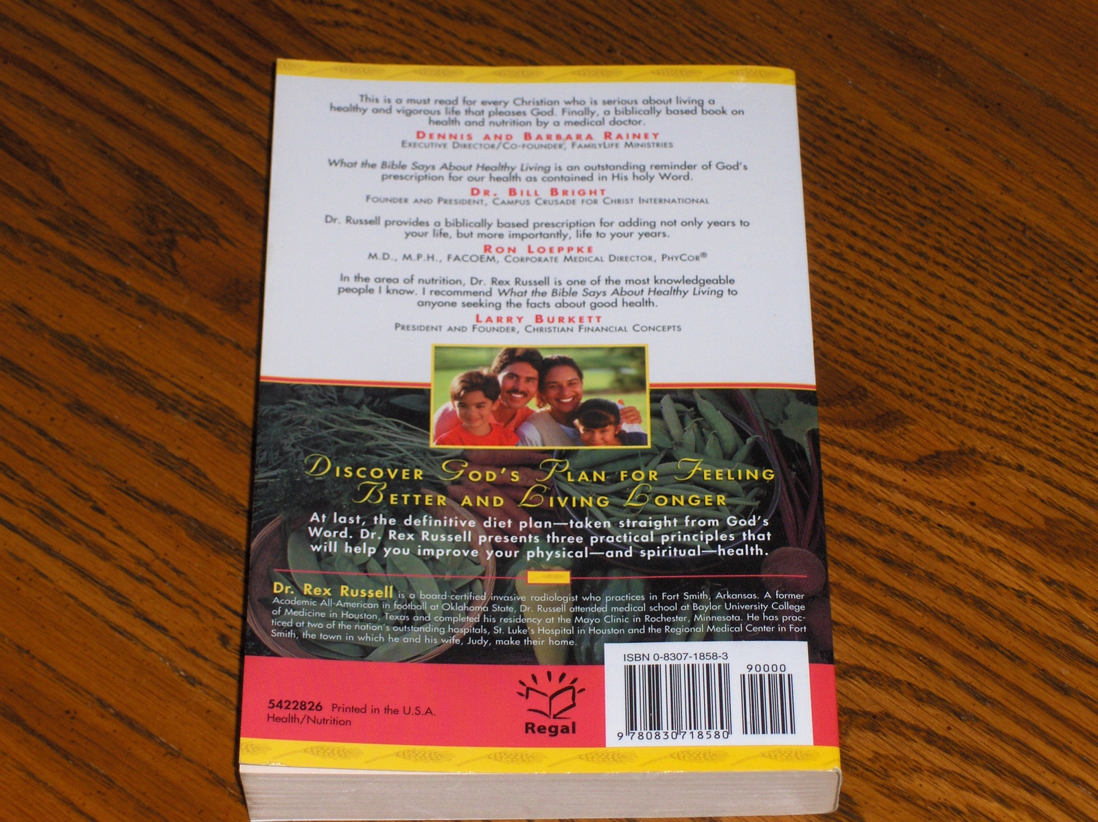 What The Bible Says About Healthy Living Rex Russell, M.D. Books