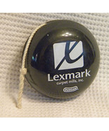 Duncan yoyo with Lexmark Carpet Mills advertising Black/white good string  - $15.00