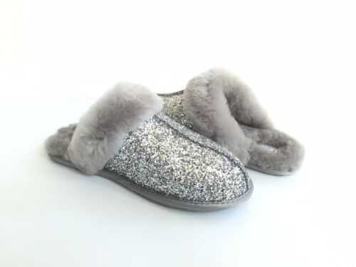 silver ugg slippers