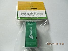Jacksonville Terminal Company # 205437 LA FARGE 20' Container N-Scale image 5