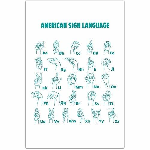 American Sign Language Classroom School Poster Posters & Prints