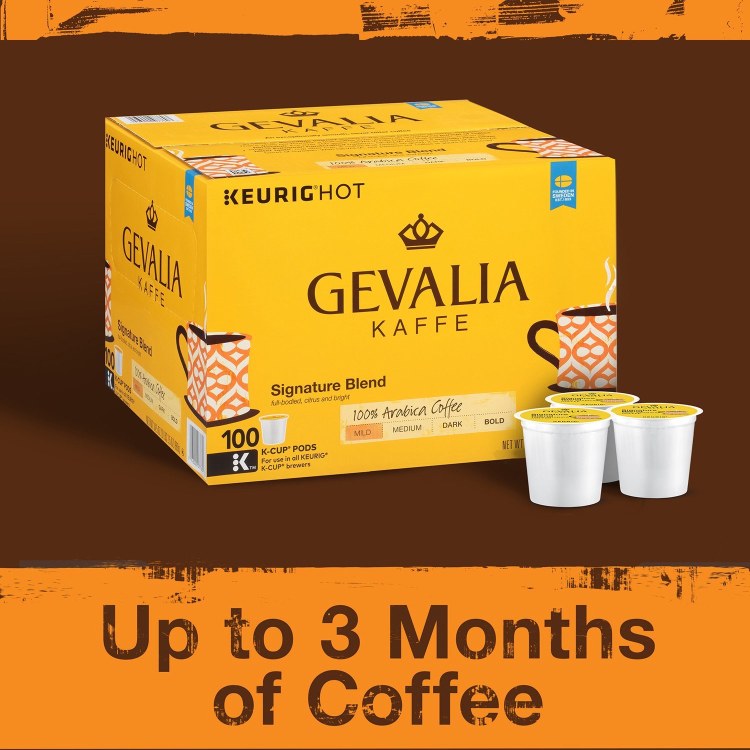 Gevalia Signature Blend KCup Coffee Pods (100 ct.) Coffee Pods & KCups
