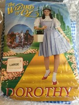 Teens Dorothy Wizard of Oz Costume Blue Fancy Dress Crinoline Hair Bow S... - $31.99