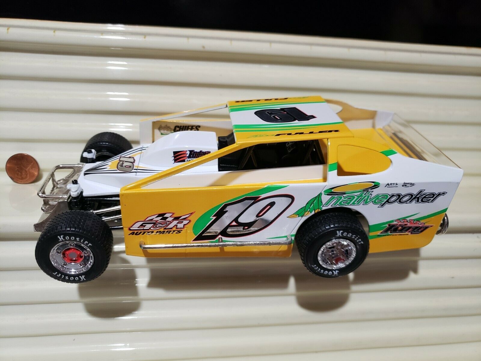 NUTMEG COLLECTIBLES 1/25 DIRT MODIFIED Race Car New in *C9 Mint Box