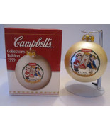 Campbell’s Happy Holidays 1999 Glass Ornament. - $8.59