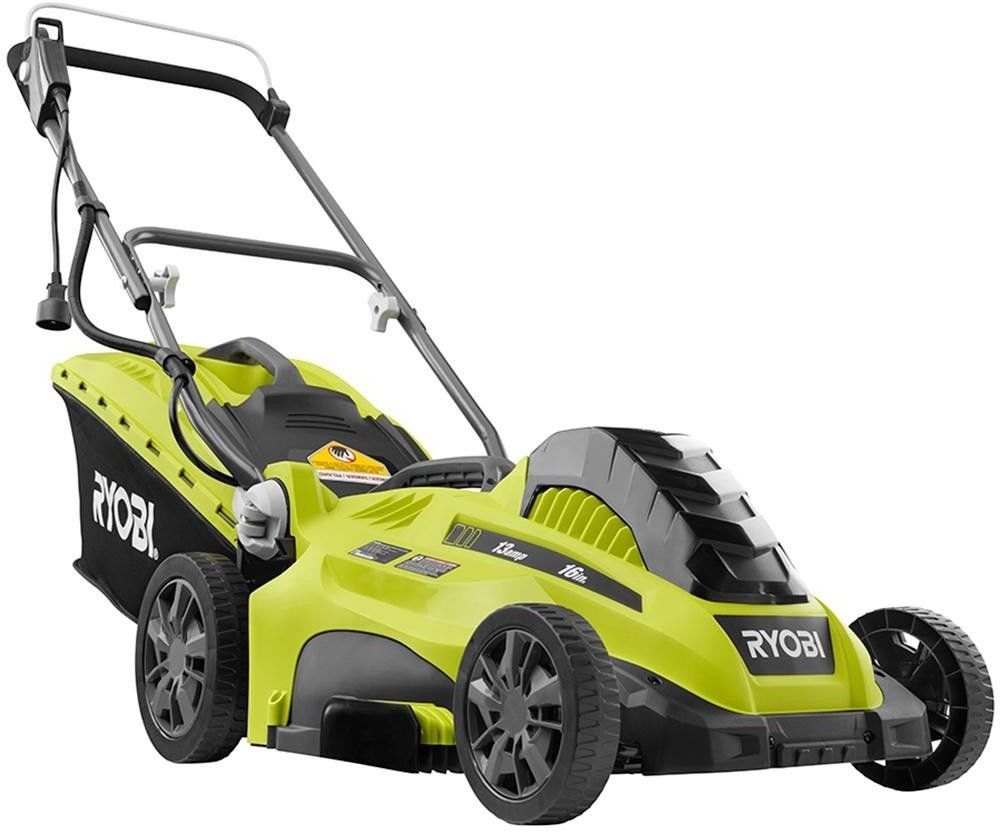 Ryobi Electric Lawn Mower Walk Behind Corded 16 in. 13 Amp Height