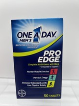 One-A-Day Men&#39;s Pro Edge Complete Multivitamin 50 Tablets 02/23+ COMBINE... - $5.31