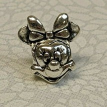Authentic Pandora Disney Sterling Silver Minnie Mouse Portrait Charm Bead 791587 - $25.99