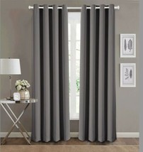 1 pc Regal Comfort Solid Blackout Curtain Panel with Grommet Top (Charcoal) - $29.68