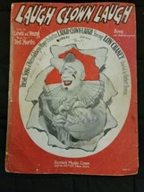 Vintage Sheet Music Laugh Clown Laugh Metro Goddwyn Mayer Production