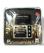 Urbane Home Brushed Easy Care Zebra Twin Microfiber Mini Comforter Set W... - $69.99