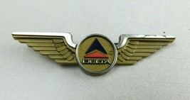 Delta Junior Flyer Wings Pin Airline Plane Vintage - $14.84