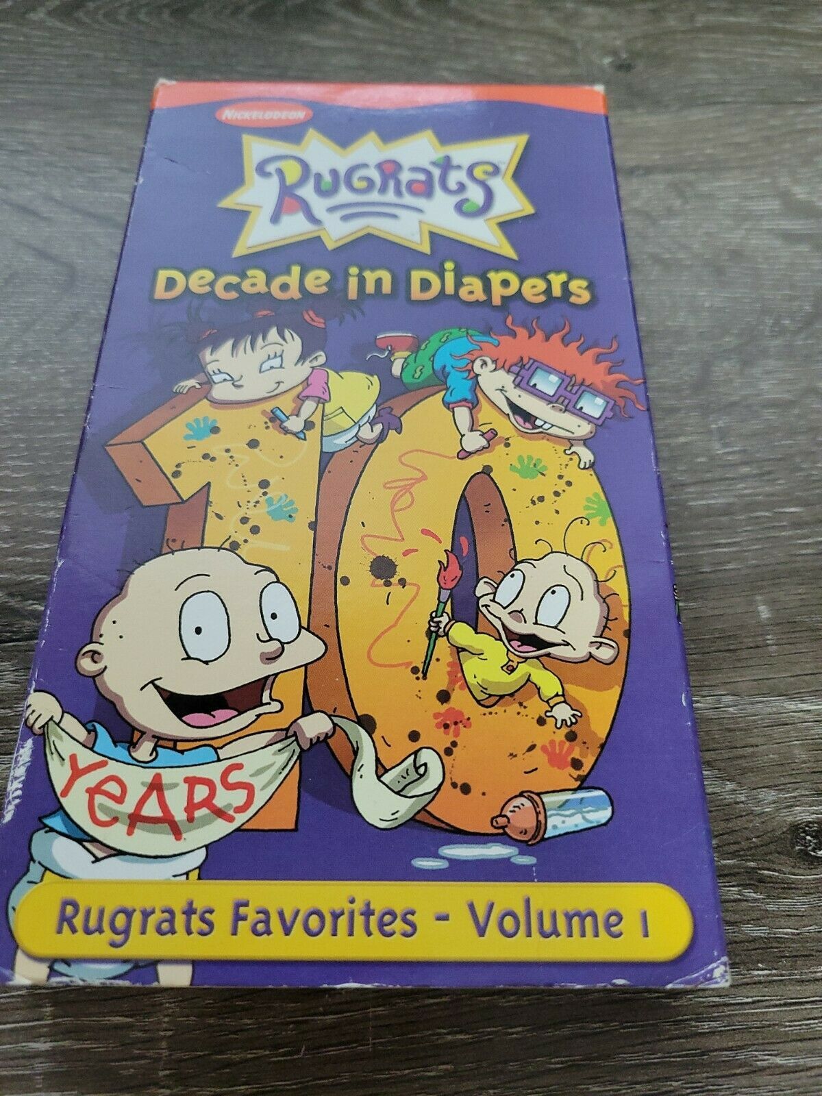 Rugrats Decade In Diapers Volume Vhs Tape Nickelodeon Vhs Tapes