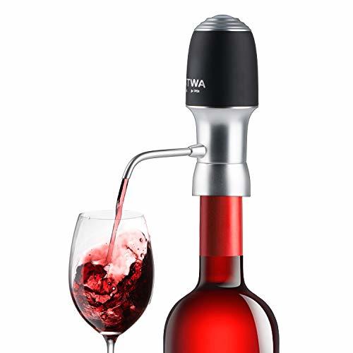 EP Instant Wine Aerator, Electric Wine Aerator for Red & White Wine, OneButton Decanters