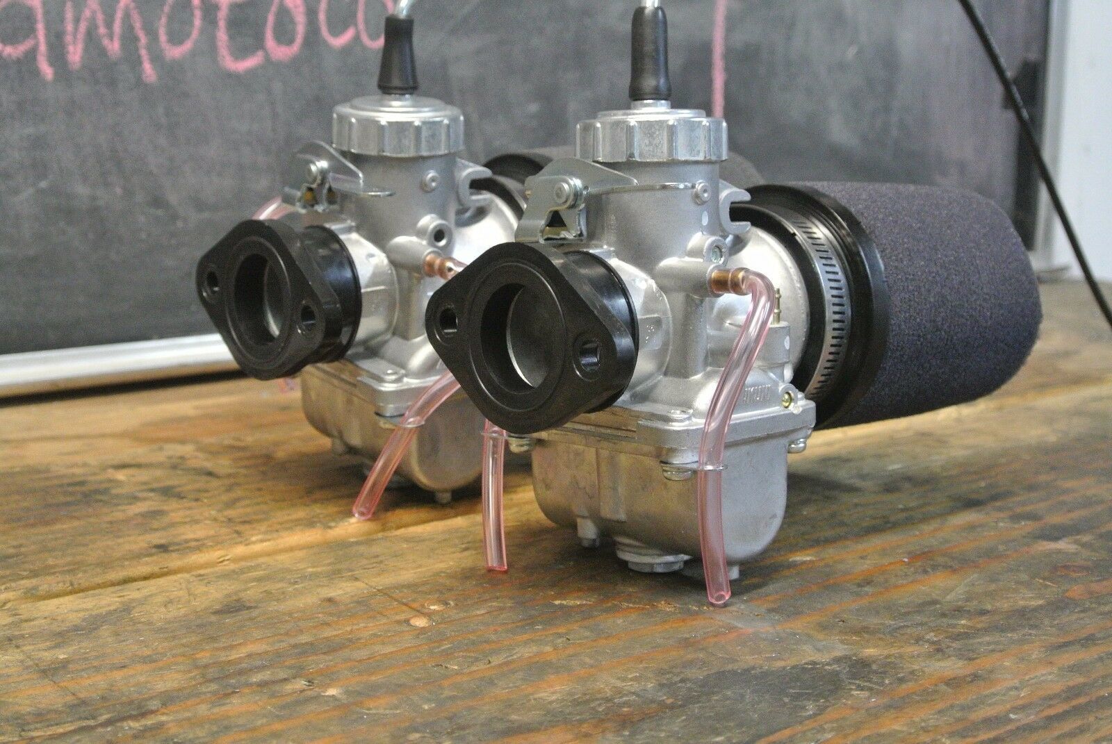 Kawasaki kz440 kz400 Genuine Mikuni VM30 Carburetor Kit w/ Cable twin carb Other Intake & Fuel