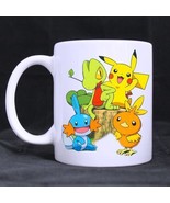 Pokemon Pikachu and Friends Custom Personalized Coffee Tea White Mug - $13.99