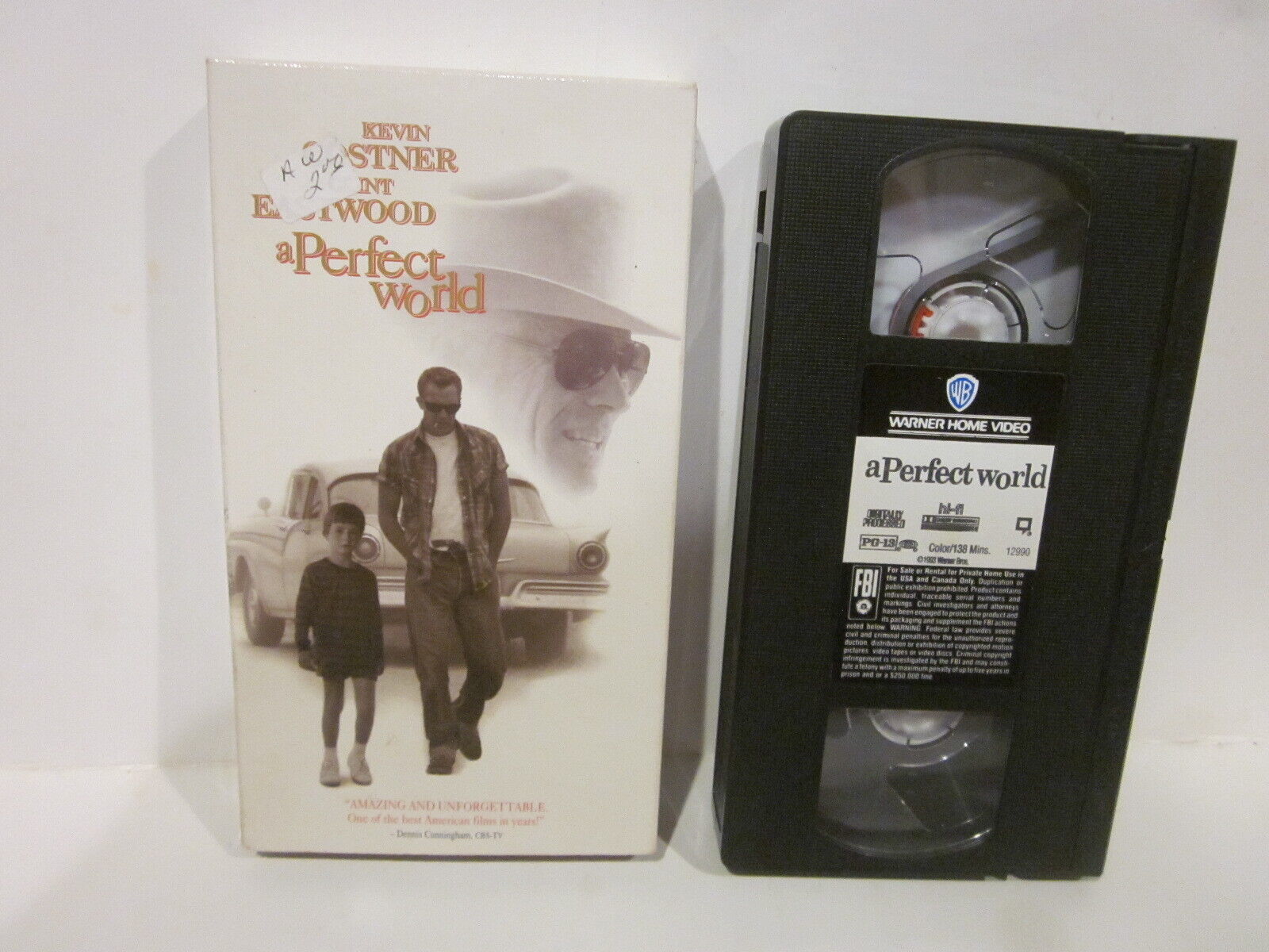 A Perfect World (1994) VHS Kevin Costner, Clint Eastwood - VHS Tapes