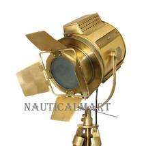 Adjustable Aluminum Spot SearchLight Tripod Floor Lamp By NauticalMart image 2