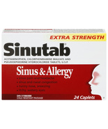 Sinutab Extra Strength Sinus & Allergy 2 x 24 Caplets Canada - $69.99