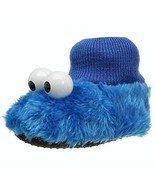 Cookie Monster Bambini Calzino Top Pupazzo Pantofole Nwt Misura 5-6, 7-8... - $16.03