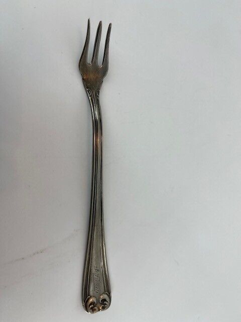 Reed & Barton BELMONT Cocktail Fork Monogram 'St. Francis' - Seafood Olive Pickl - $9.90