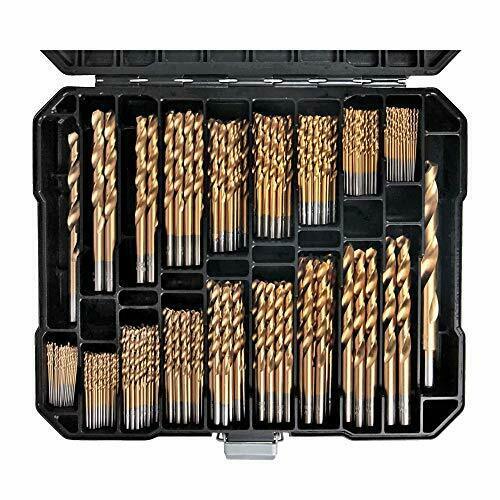 MASTERCRAFT Titanium Twist Drill Bit Set 230 Pcs Coated HighSpeed