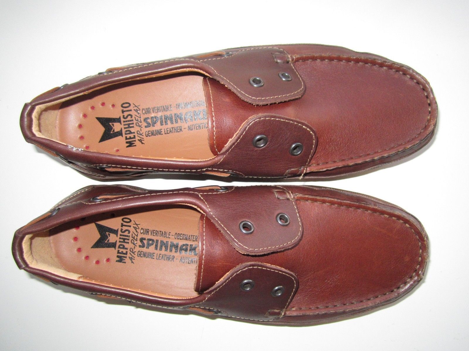 Mephisto 152274524 Spinnaker Felix Men’s Boat Shoes Toast 8M (labeled 7 ...