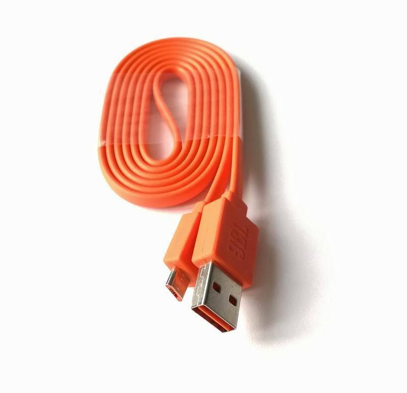 1M/3 Feet Micro USB Charger Flat Cable Cord for JBL Charge 3+ Flip 4 3 2 Speaker