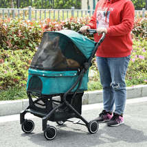 Pet One-Click Folding Travel Carriage Stroller - $169.99