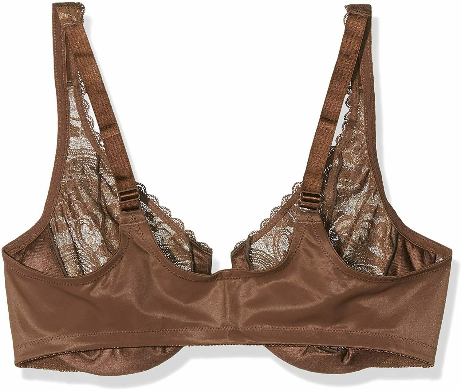 GLAMORISE Mocha Elegance Stretch Lace Front Close Bra, US 44DD, UK 44DD, NWOT Bras & Bra Sets