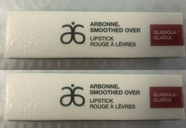 2X Arbonne Smoothed Over Lipstick Color *GLADIOLA* Brand New 0.17 OZ. EACH - $14.80