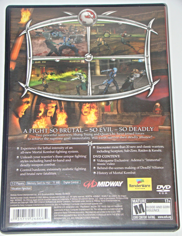 mortal kombat deadly alliance pc game mortal kombat deadly alliance pc game