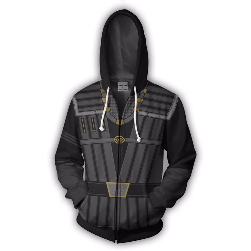 Star Trek Klingon Zipper Hoodie Sweatshirt Hoodies & Sweatshirts