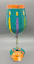 NIB Lolita The Wine Collection &quot;30 ish” 15 oz Hand Painted Wine Glass (R... - $22.75