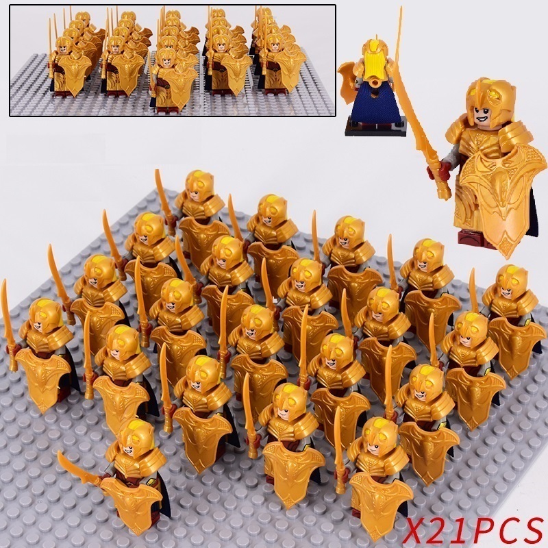 LOTR High Elves Guardians Infantry Army Set 21 Minifigures Lot Toys