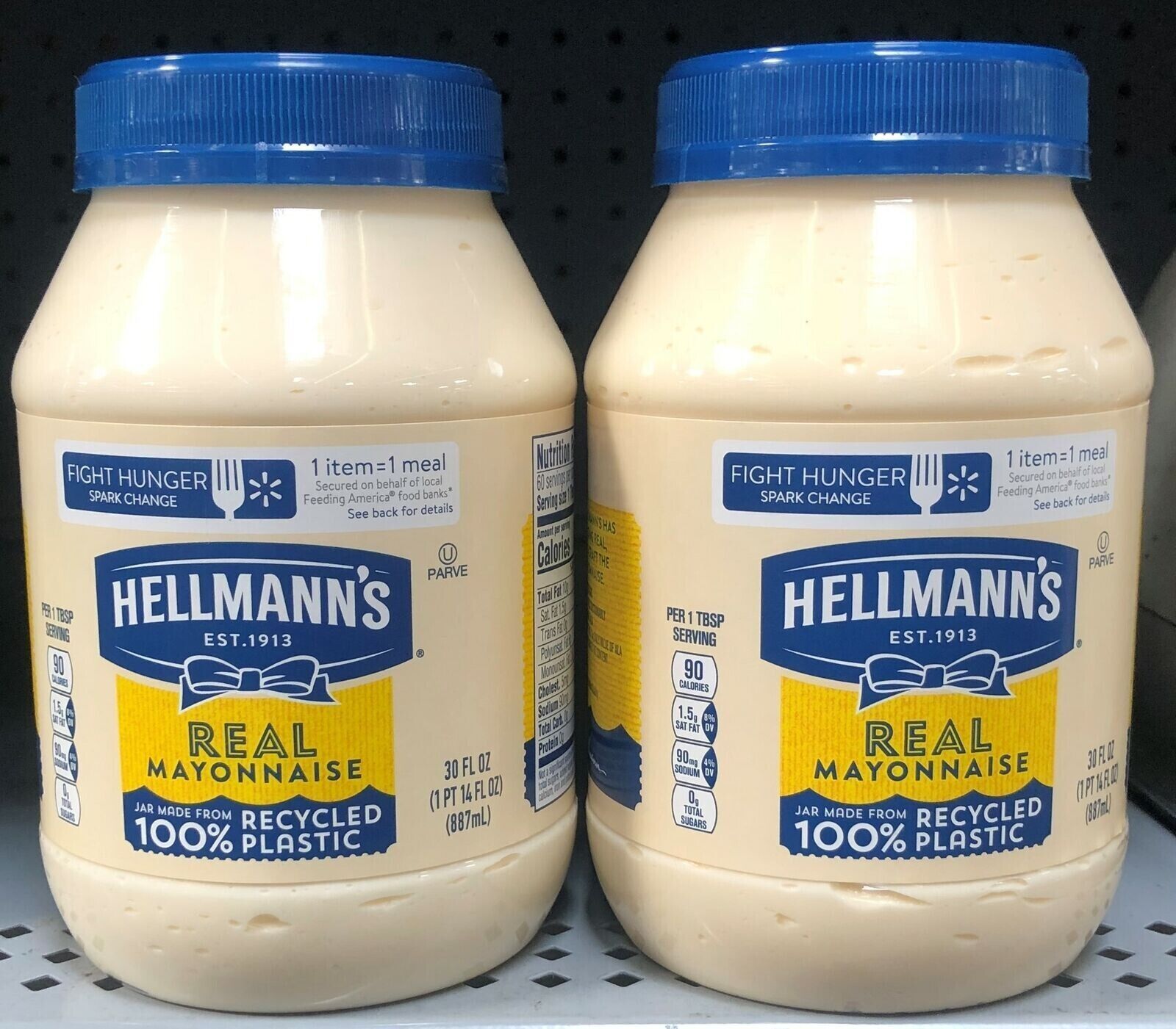 Hellmann's Real Mayonnaise Real Mayo 30 oz (2 pack) Mayo & Salad Creams