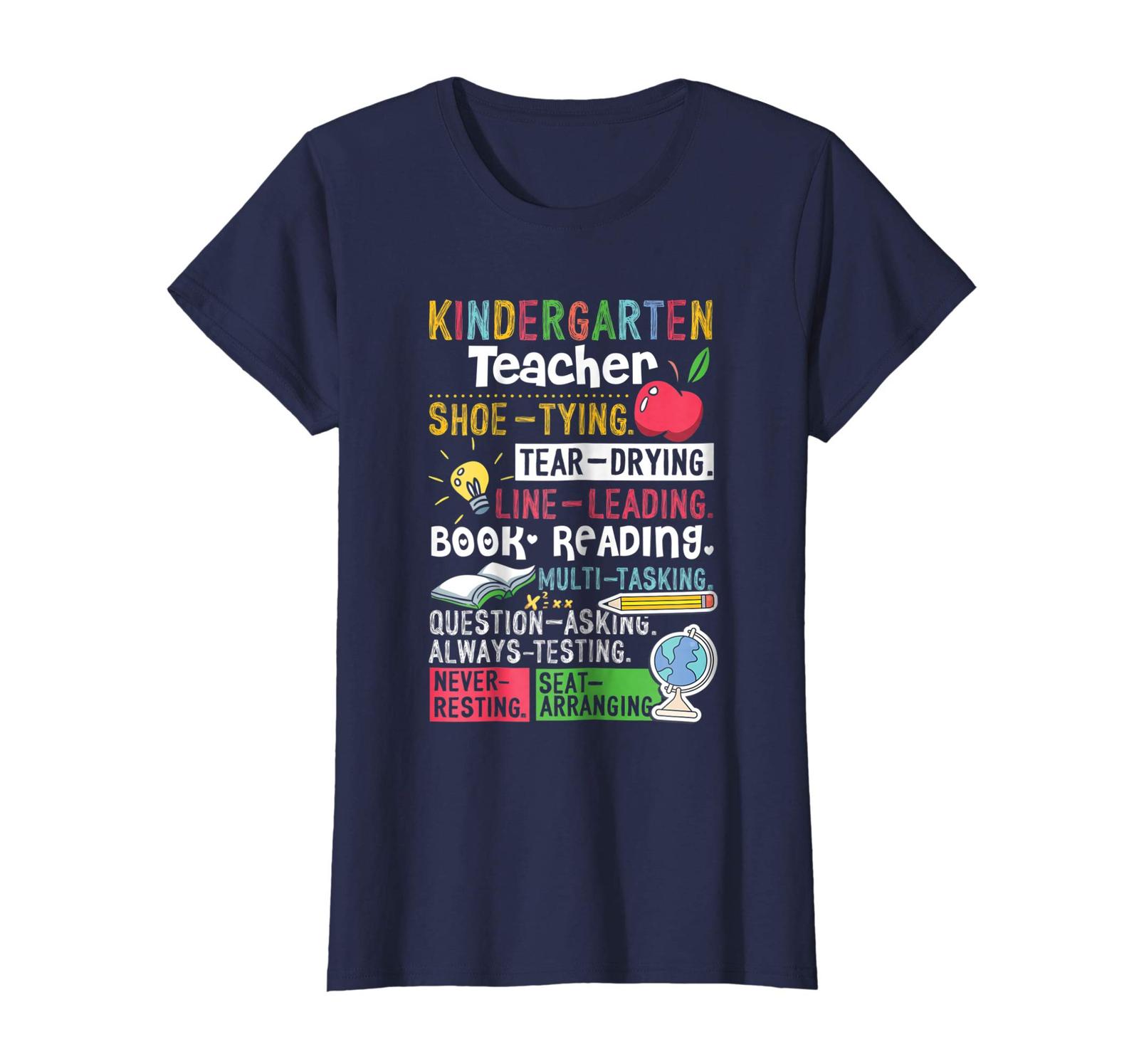 New Style - Kindergarten Teacher Shirts Funny Teacher Gift Shirts Wowen ...