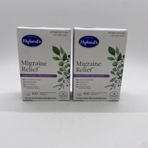 (2) Hyland's Migraine Relief Natural 100 Tablets Total Homeopathic - $20.89