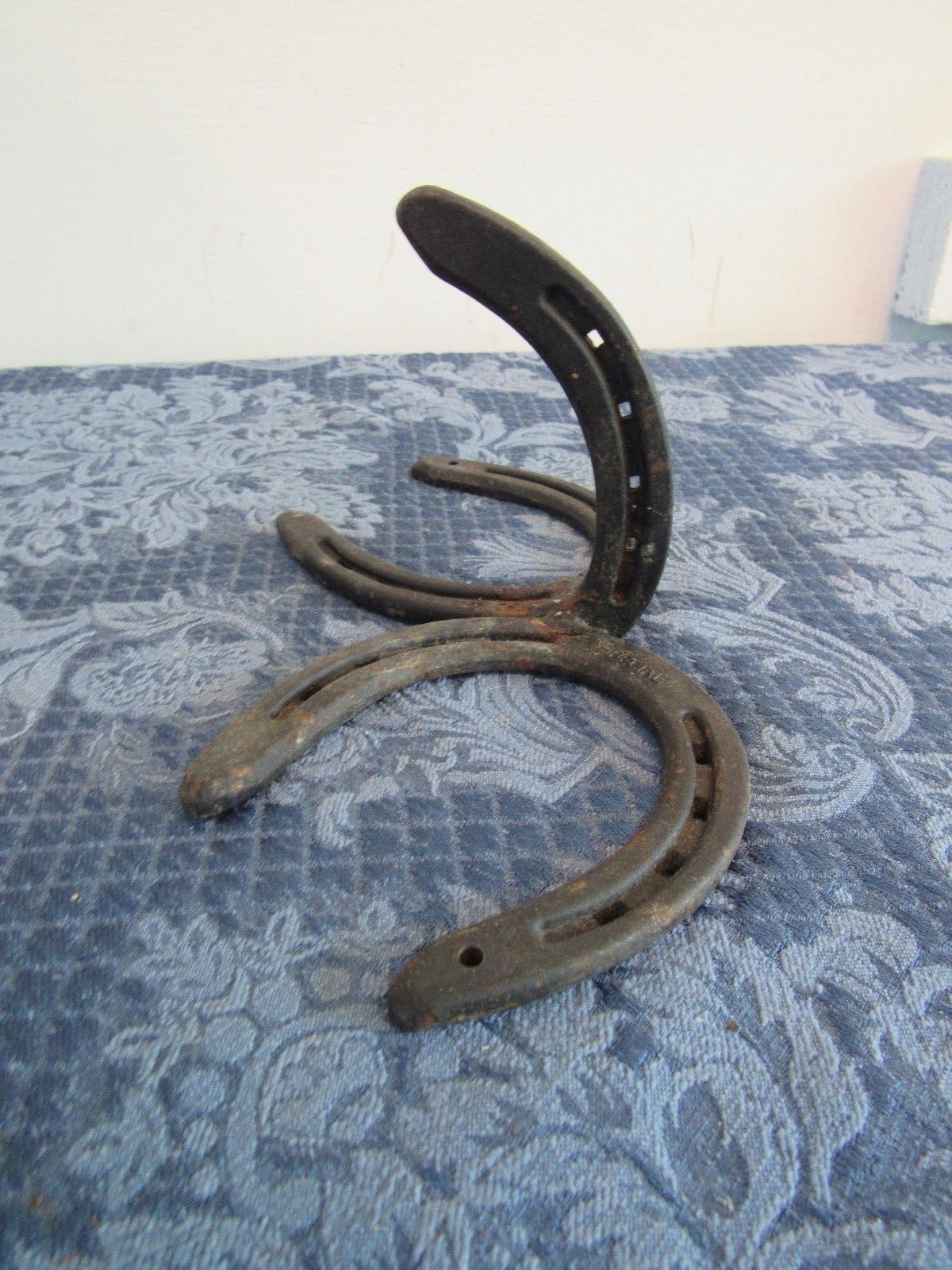 Vtg Rustic Horseshoe Coat Hat Rack Hanger and 25 similar items