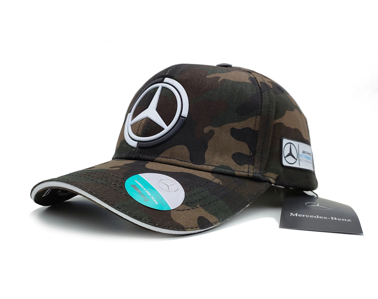 Mercedes Cap Camouflage Snapback Hat AMG PETRONAS MOTORSPORT Puma Hat