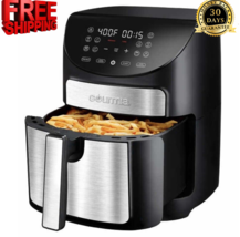 Crux 6 qt. Digital Air Fryer 1500 Watt - White