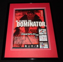 NHL Powerplay 98 Playstation Framed 11x14 ORIGINAL Advertisement Dominik Hasek