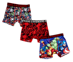 Niños Oficial Marvel Los Vengadores Infinito Guerra Boxers Trunks 3 Pack Nuevo 1-13 años 