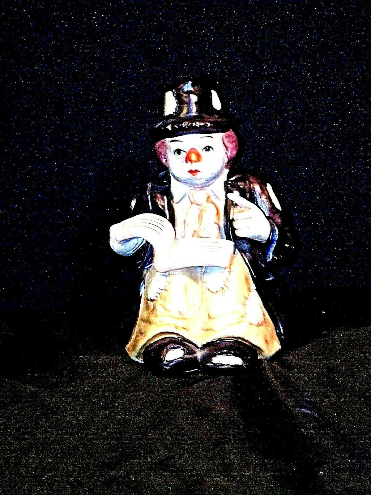 Emmett Kelly Clown Music Box Vintage Sun Saint San Francisco Music Box