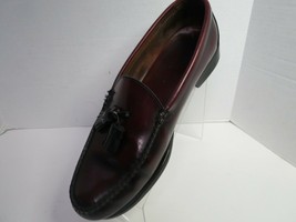 Cole Haan Brown Leather Tasseled Dress Loafers Mens Size 11.5 D - $40.00