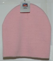 NFL Team Apparel Licensed Cleveland Browns Pink Knit Cap image 2