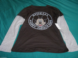 Disney's Official Mickey Mouse Club Long Sleeve T-shirt Size 10/12 Unisex NEW - $24.30