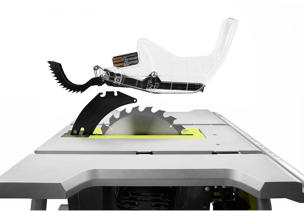 Ryobi Table Saw 10 in. 15 Amp Corded Blade Guard Folding XStand