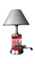 Detroit Red Wings desk lamp with chrome finish shade - $43.99